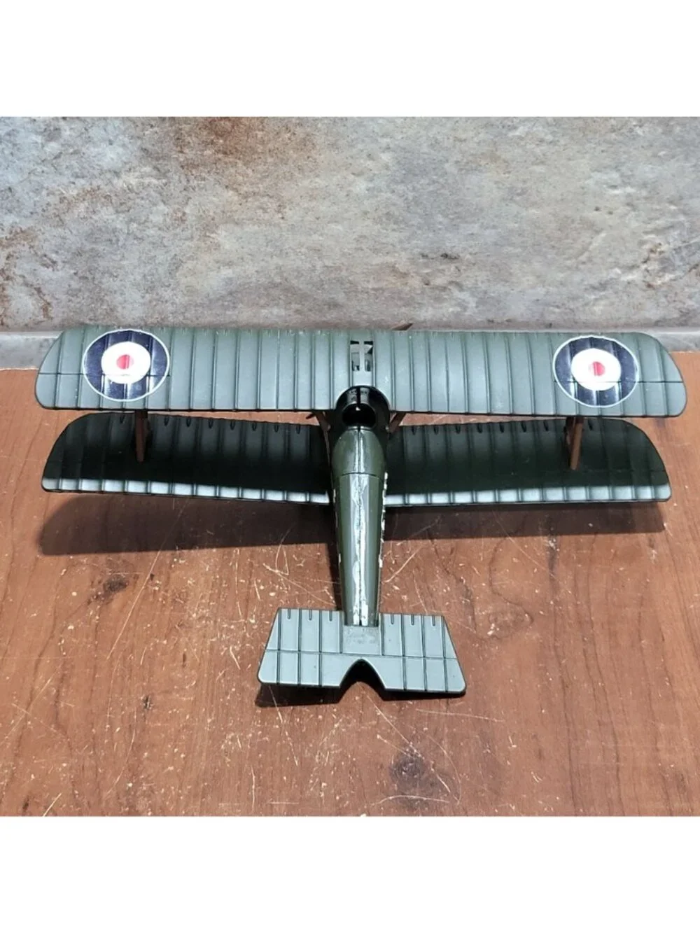 Assembled Airplane Model Kit InAir E Z Sopwith Camel F1 Missing Display Stand